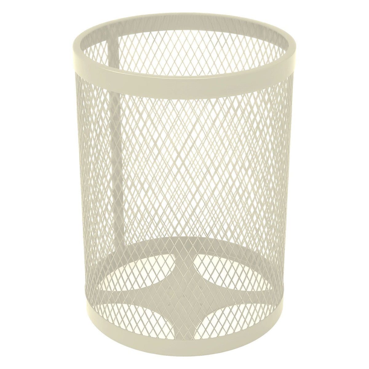 55 Gallon Trash Receptacle - Diamond Pattern - Crowd Control Warehouse