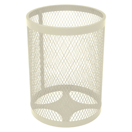 55 Gallon Trash Receptacle - Diamond Pattern - Crowd Control Warehouse