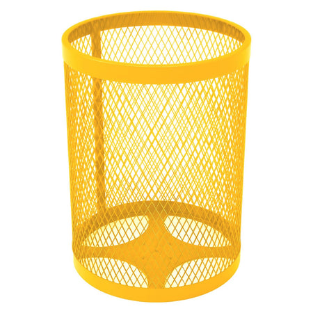 55 Gallon Trash Receptacle - Diamond Pattern - Crowd Control Warehouse