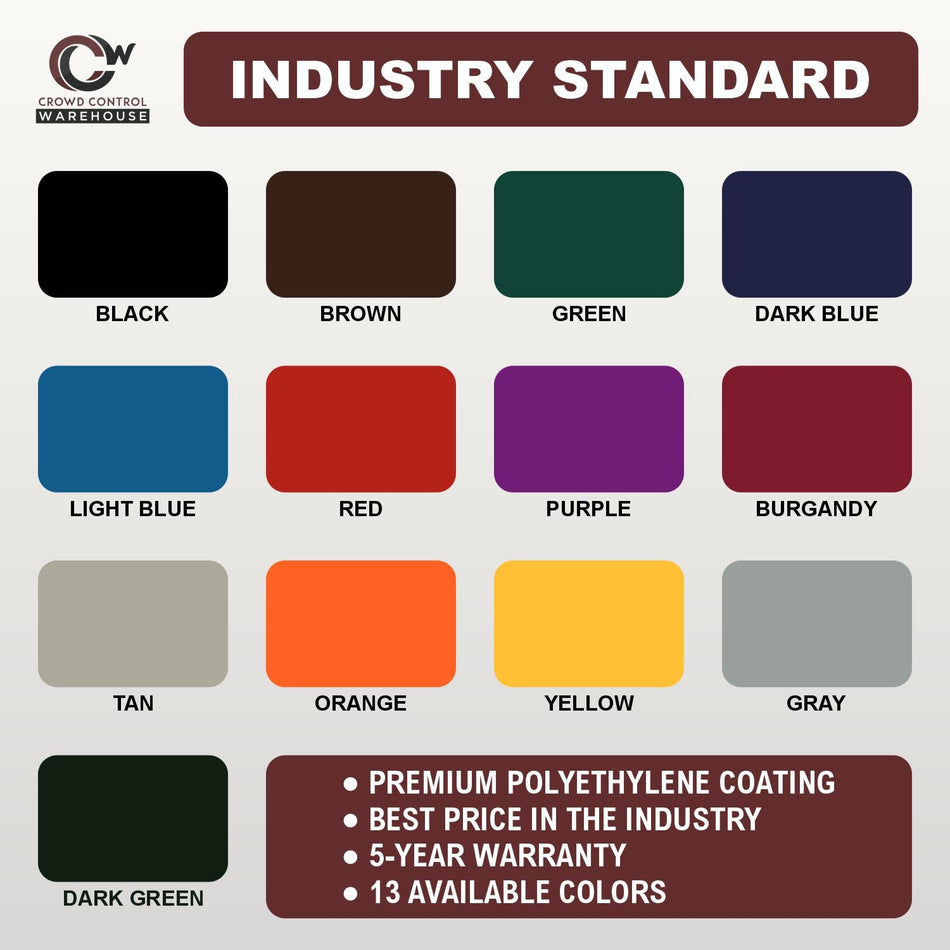 55 Gallon Trash Receptacles - Slatted Steel - Crowd Control Warehouse