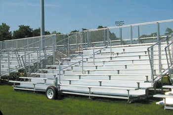 10 Row Transportable Bleachers
