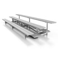3 Row Aluminum Low Rise Bleachers