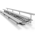3 Row Aluminum Low Rise Bleachers