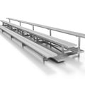 3 Row Aluminum Low Rise Bleachers