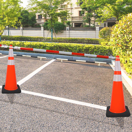 6 ft – 10 ft Retractable Traffic Cone Bar, Box of 20 - Crowd Control Warehouse