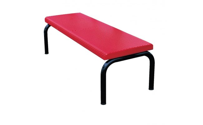 60 in. Backless Metal Park Bench - Crowd Control Warehouse