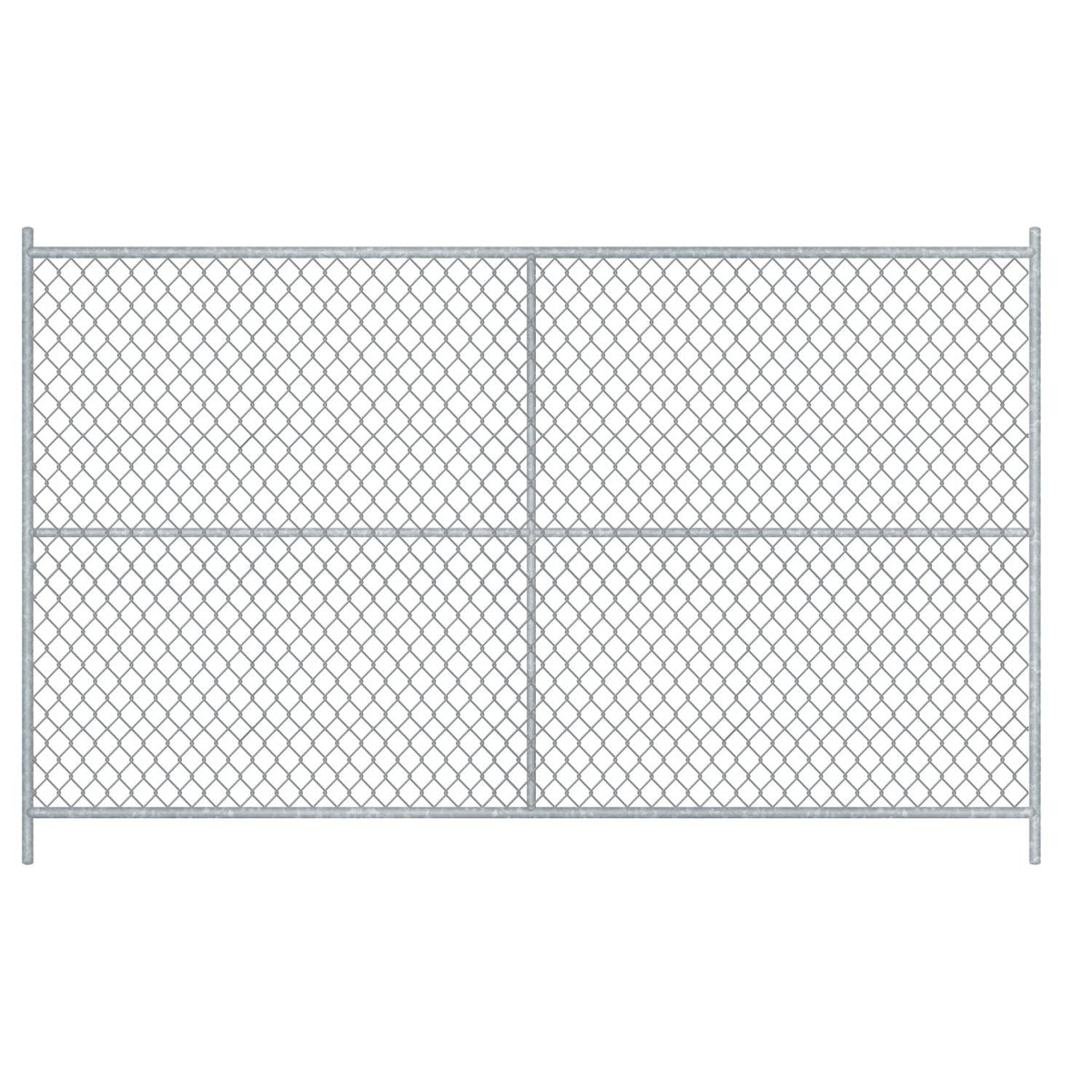 6x10 Foot Chain Link Fence Panel - Trafford Industrial - Crowd Control Warehouse