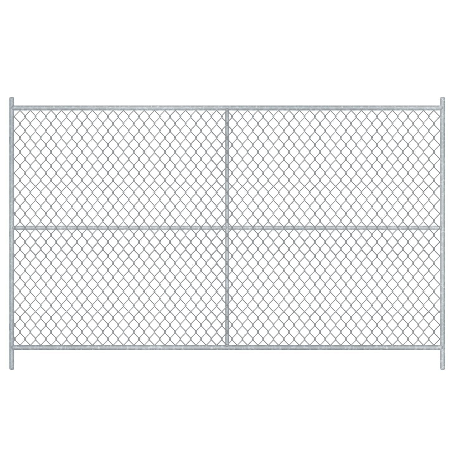 6x10 Foot Chain Link Fence Panel - Trafford Industrial - Crowd Control Warehouse