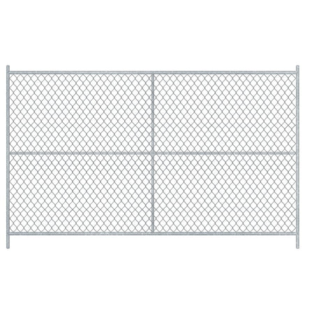 6x10 Foot Chain Link Fence Panel - Trafford Industrial - Crowd Control Warehouse