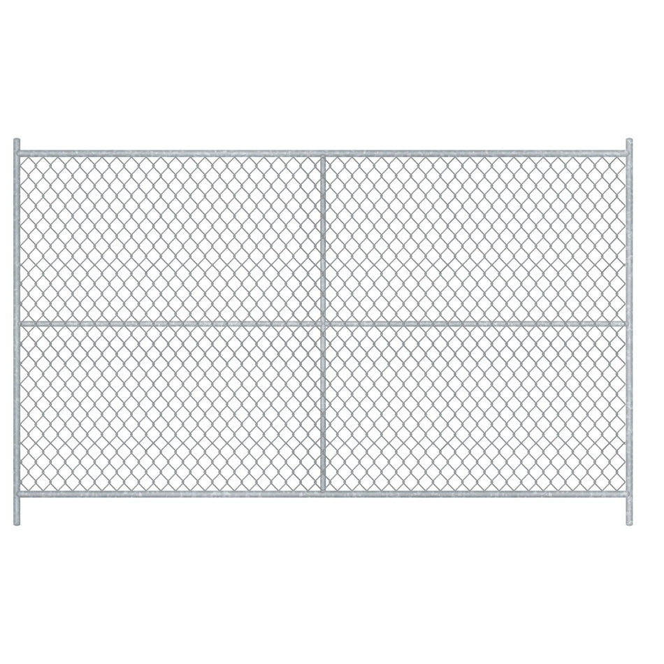 6x10 Foot Chain Link Fence Panel - Trafford Industrial - Crowd Control Warehouse