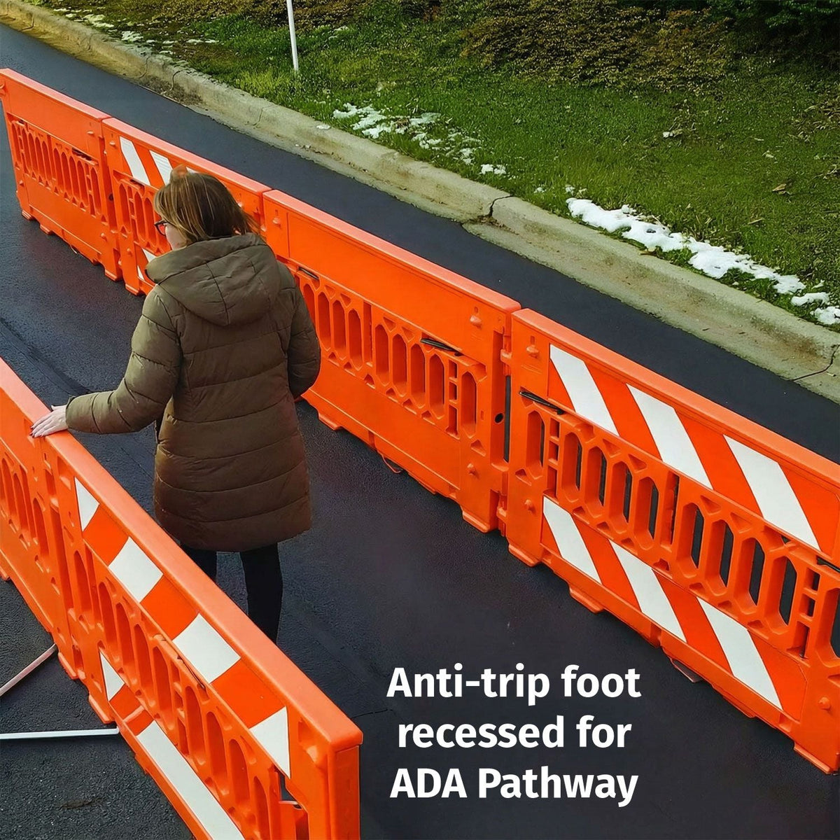 72" ADA Compliant Barricade System - Pedestrian & Crowd Control - Crowd Control Warehouse