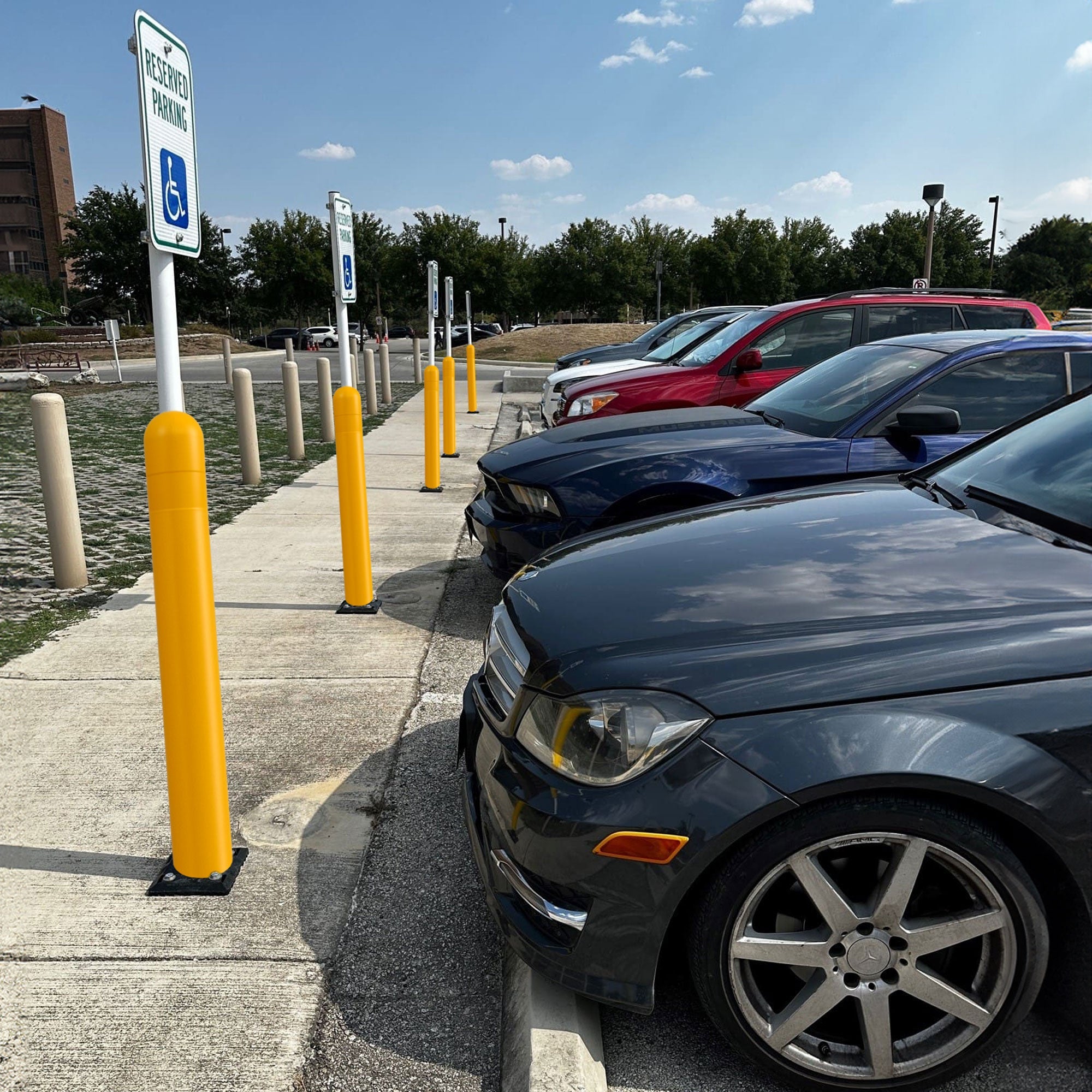 78" Flex Sign Post with Fixed Base - Crowd Control Warehouse