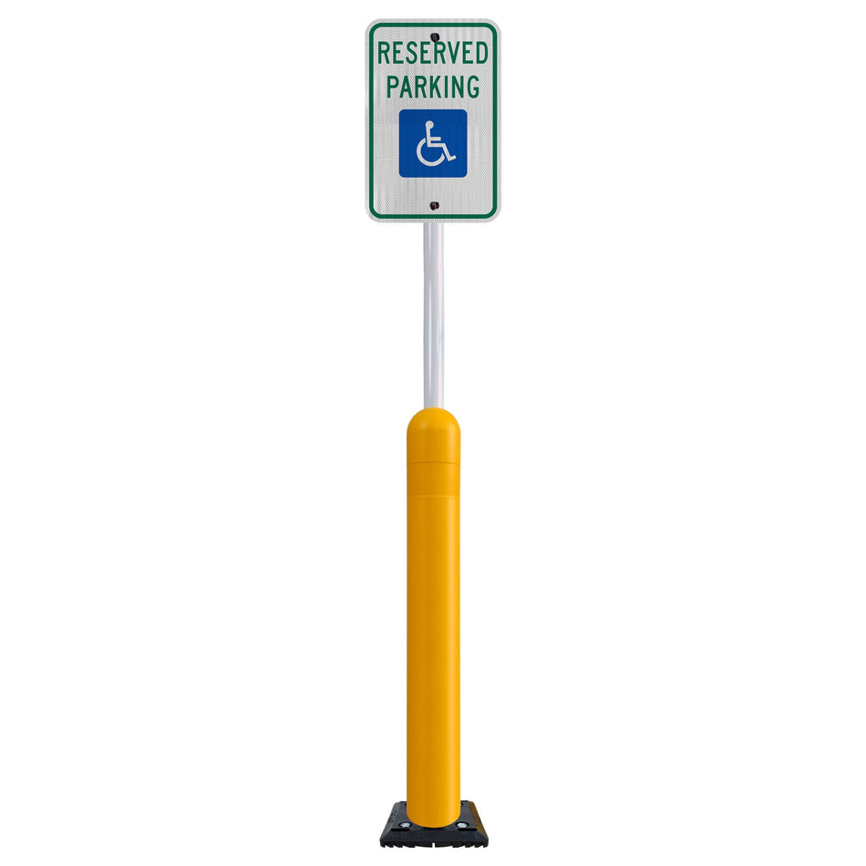 78" Flex Sign Post with Fixed Base - Crowd Control Warehouse