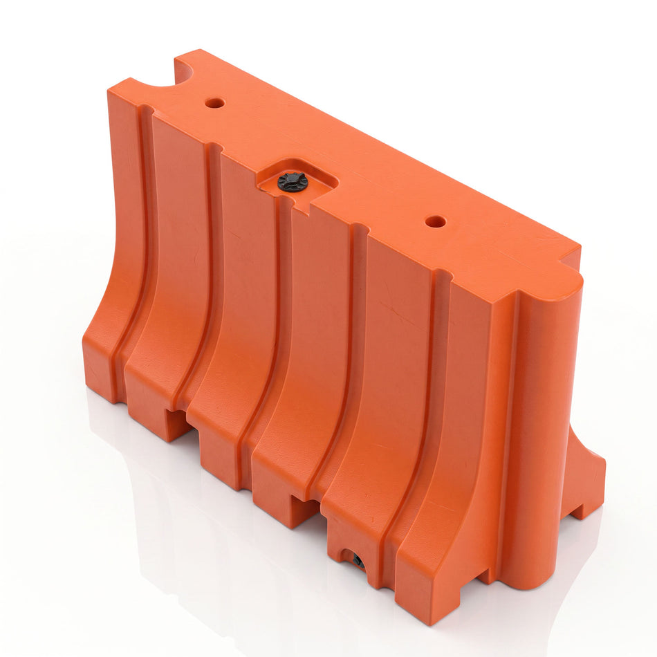 Water/Sand Fillable Jersey Barrier - 42 in. H x 72 in. L x 24 in. W, 100-170 lbs