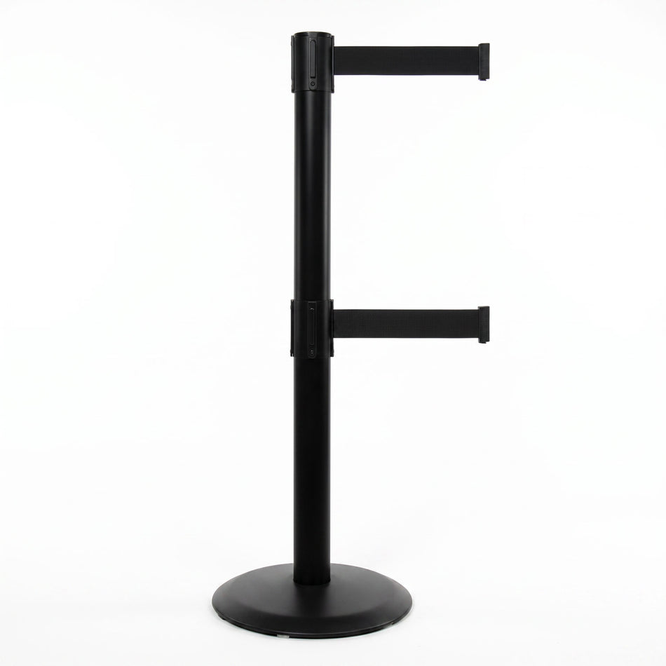 Advanced Dual Line Tensabarrier Post, 7.5 Ft. Belt - Tensator