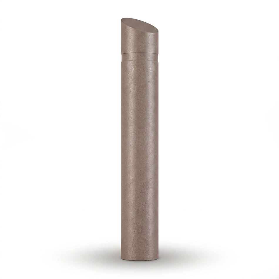Decorative Slant Top Bollard Cover - Tan Granite