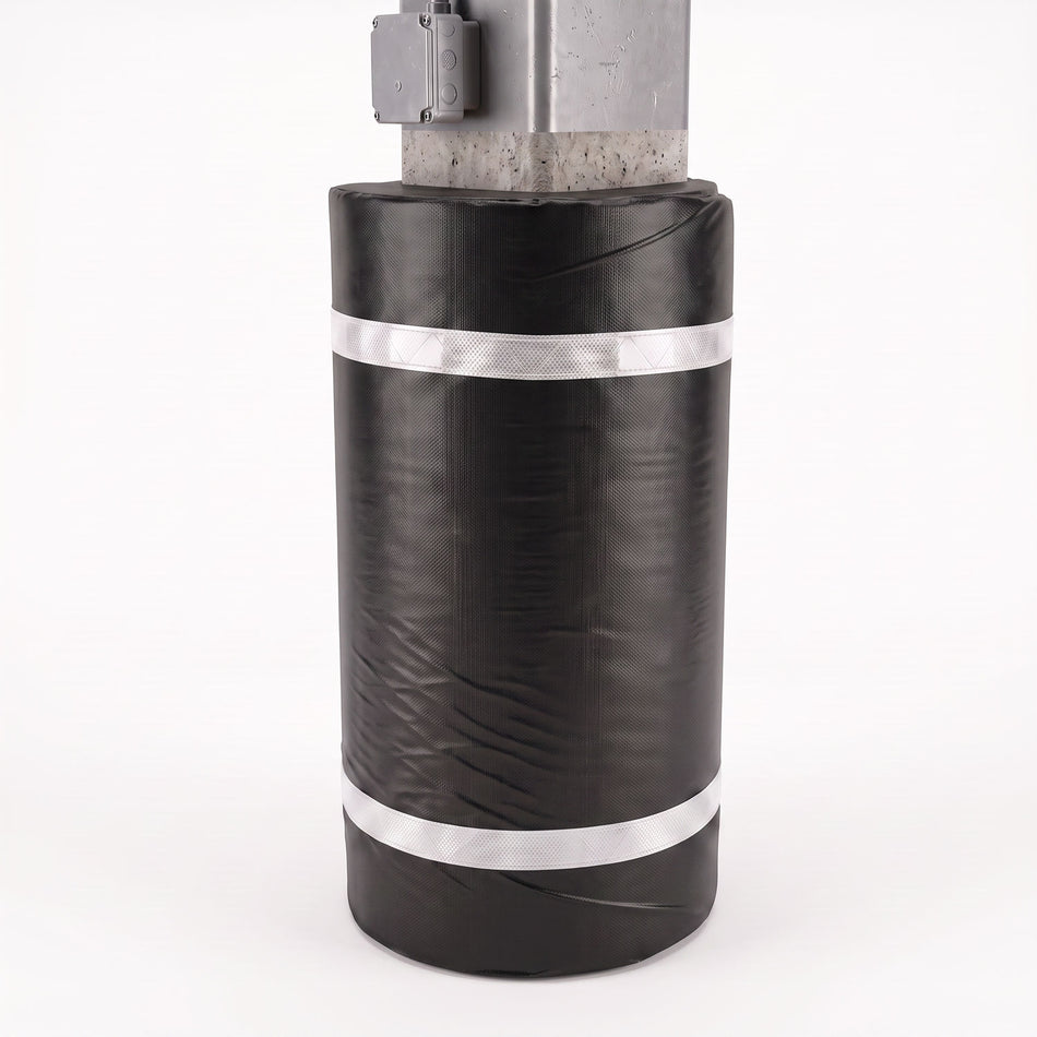 Padded Parking Lot Column Wrap