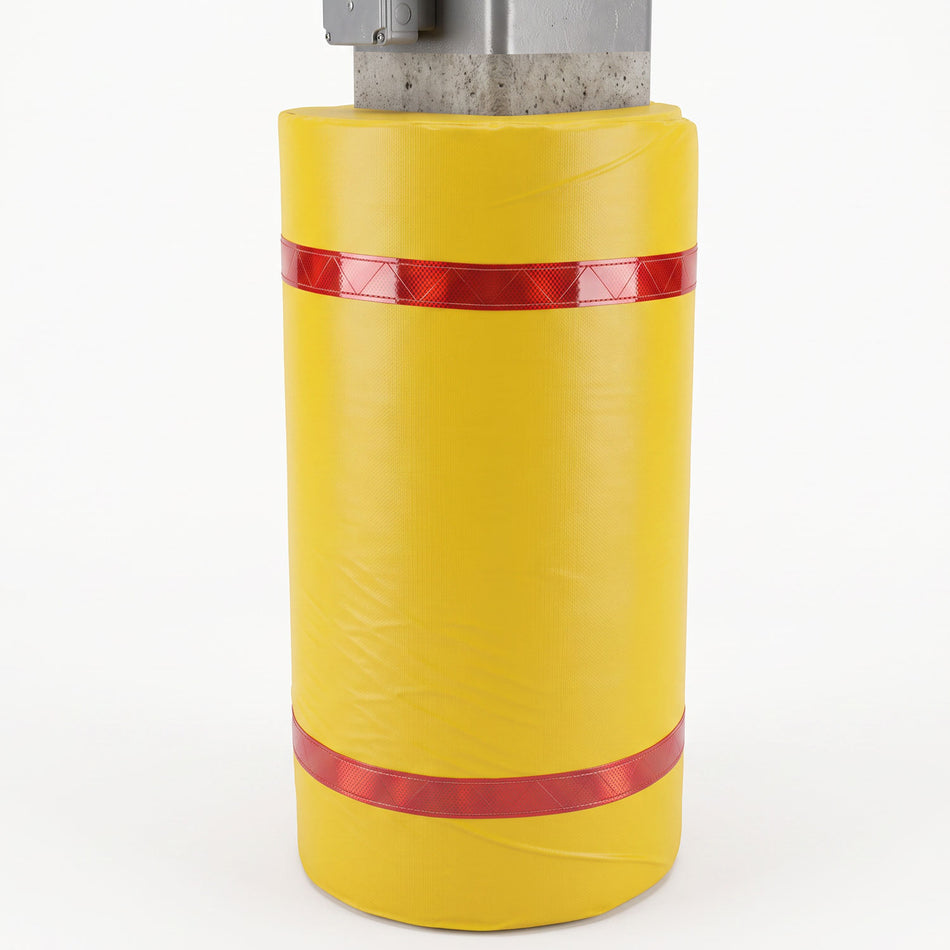 Padded Parking Lot Column Wrap