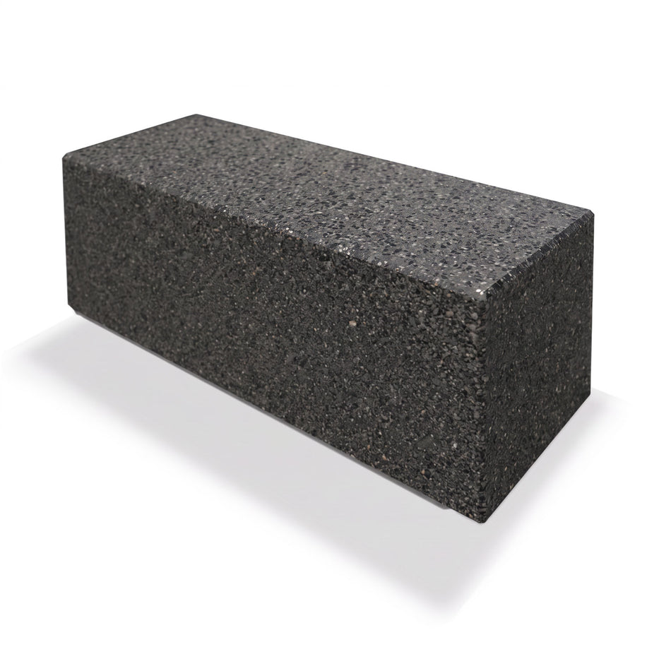 Basic Modern 48 in. Rectangular Concrete Park Bench