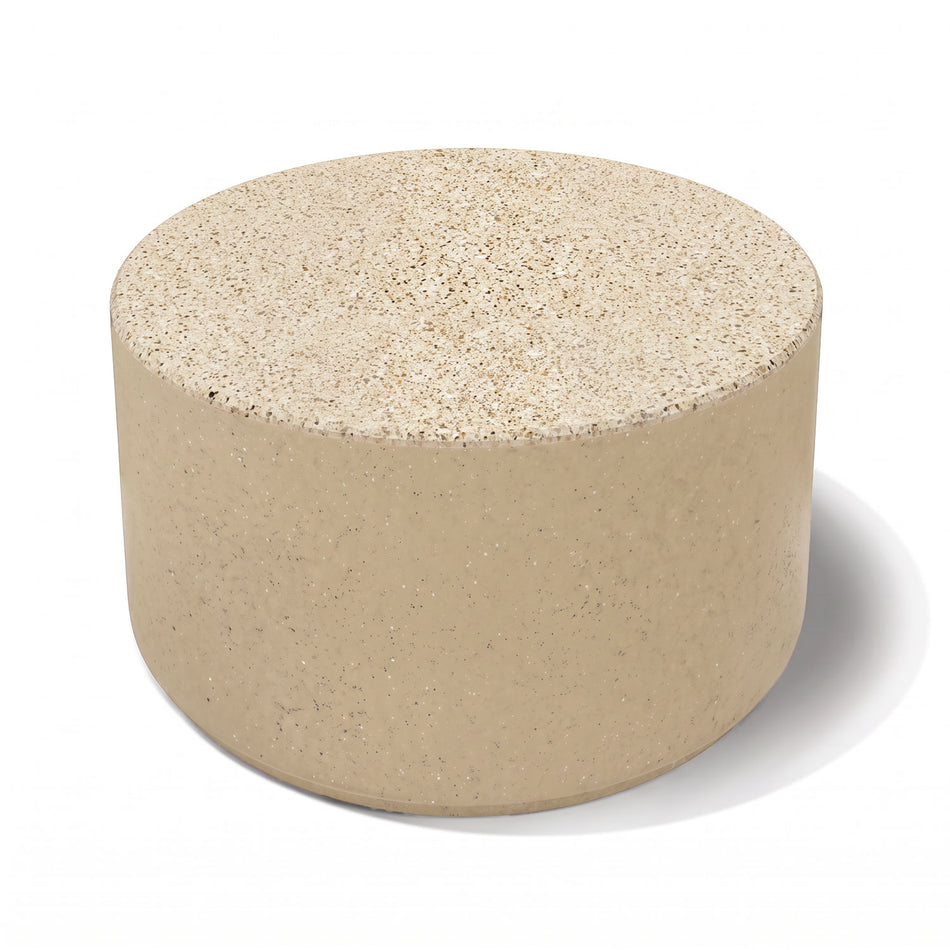 Basic Modern 36 in. Circle Concrete Park Bench