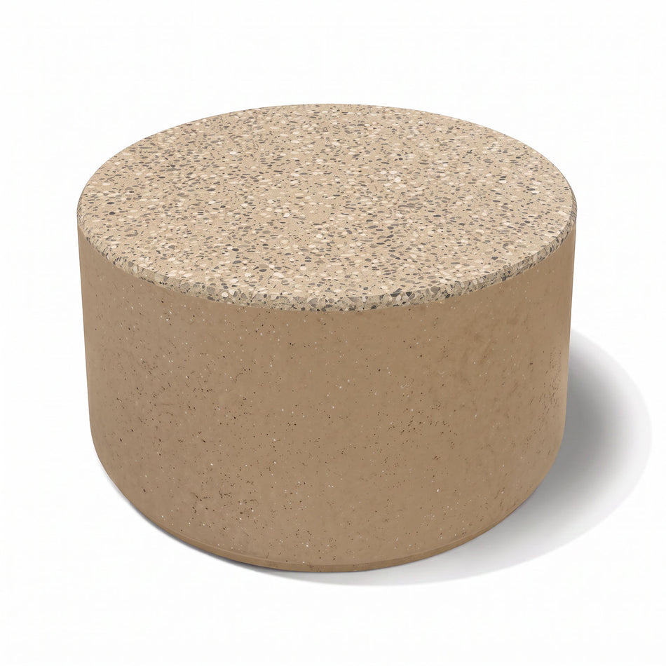 Basic Modern 36 in. Circle Concrete Park Bench