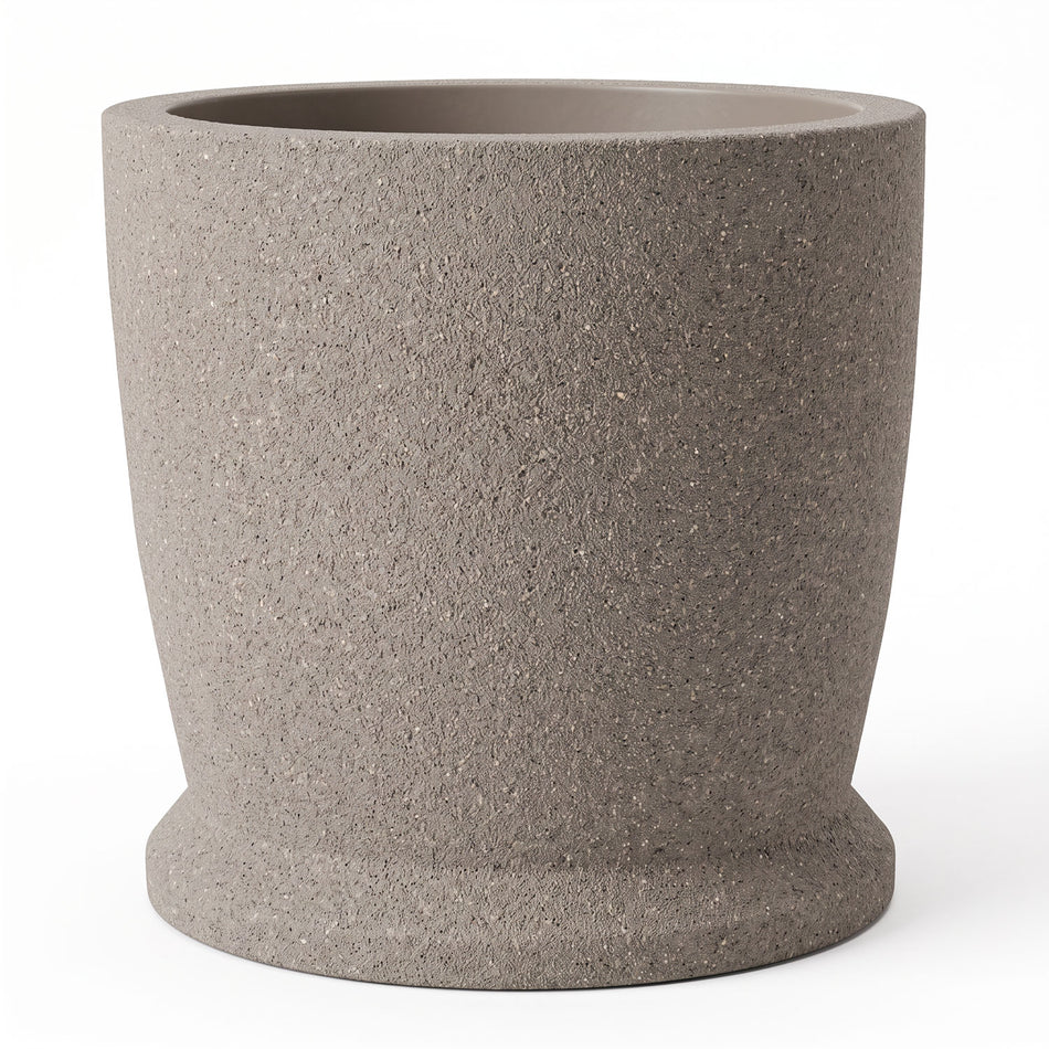 Tall Round Medium Concrete Planter - 36 in. x 36 in.