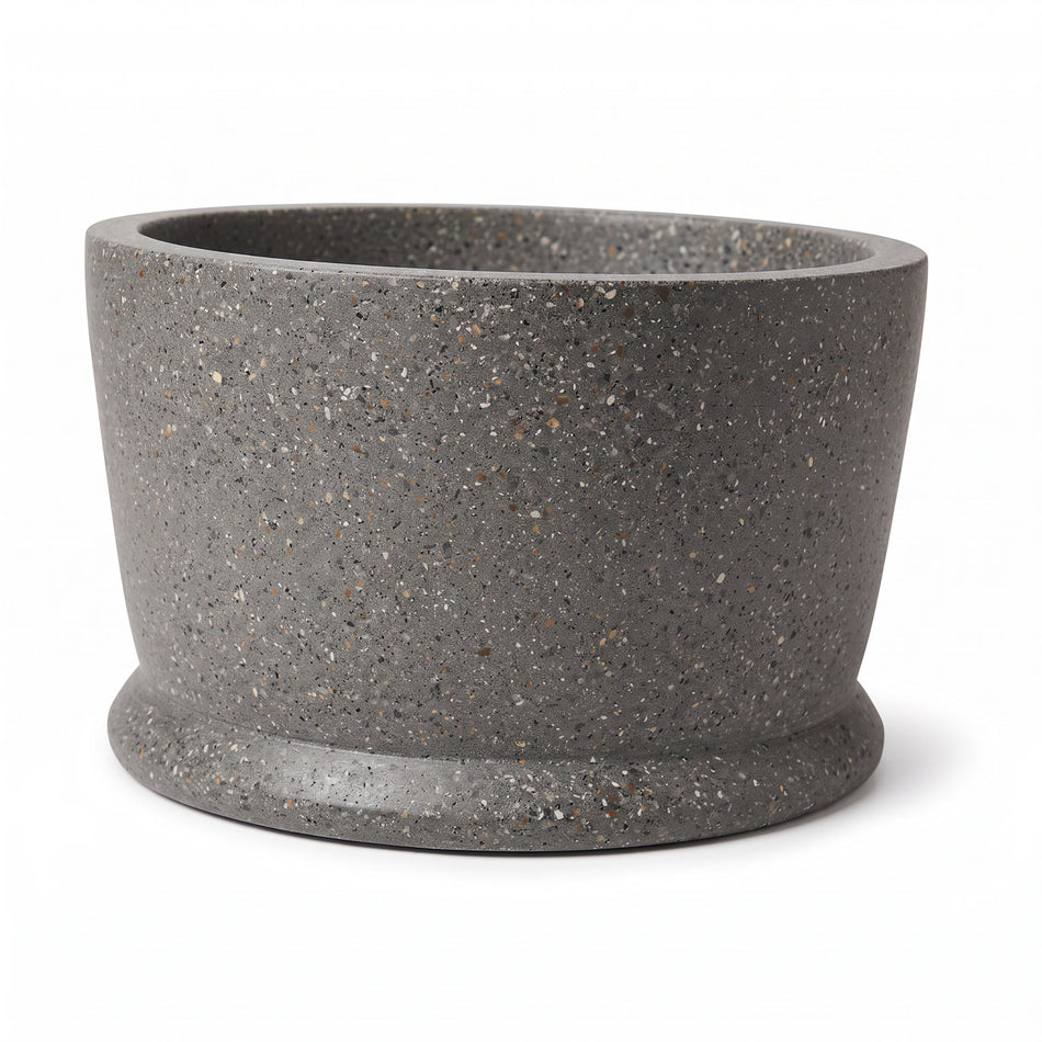 Round Large Concrete Planter - 48 in x 30 in.