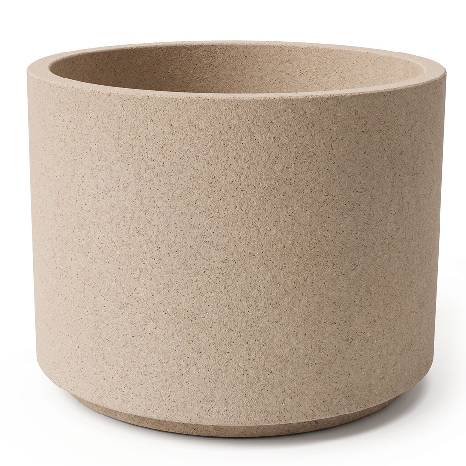 Large Circular Concrete Planter - 54 in. x 40 in.