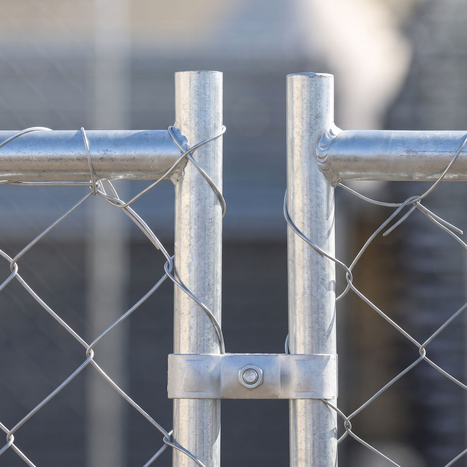 Chain Link Fence Clamp - Galvanized Steel