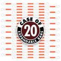 6 ft – 10 ft Retractable Traffic Cone Bar, Box of 20