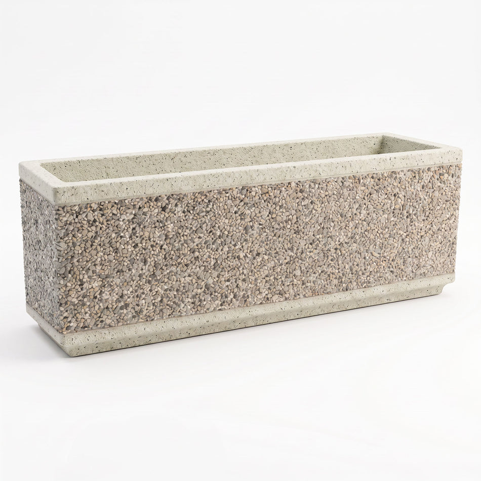 Form Basic Rectangular Large Concrete Planter