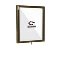 Post Top Sign Frame for CCW Series Retractable Belt Barriers
