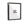 Post Top Sign Frame for CCW Series Retractable Belt Barriers