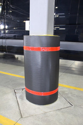 Padded Parking Lot Column Wrap