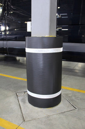 Padded Parking Lot Column Wrap