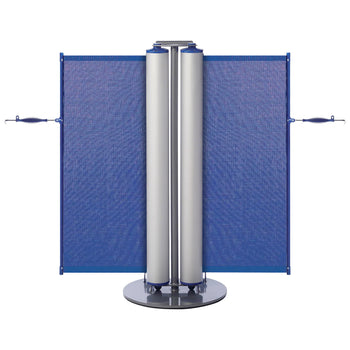 Plain Dual Mobile Stanchion