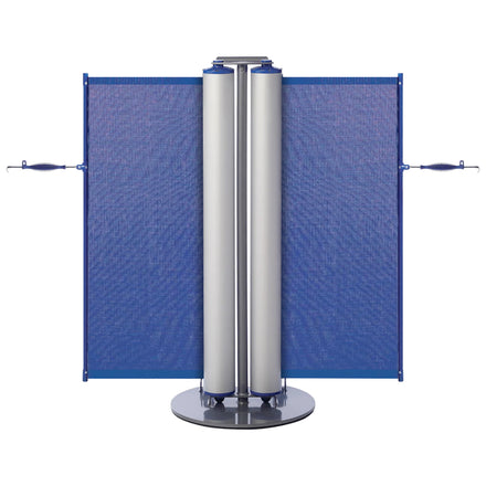 Plain Dual Mobile Stanchion