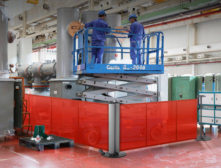 Plain Dual Mobile Stanchion