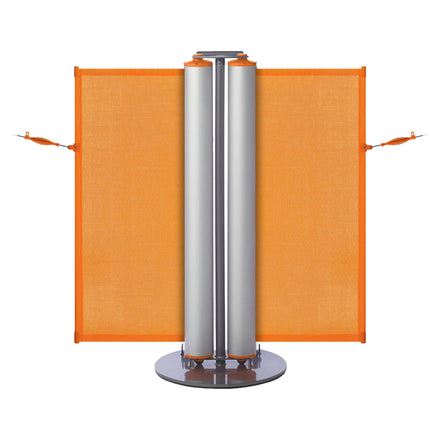 Plain Dual Mobile Stanchion