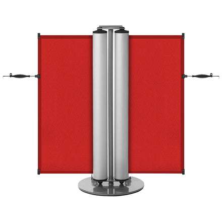 Plain Dual Mobile Stanchion