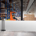 Plain Dual Mobile Stanchion