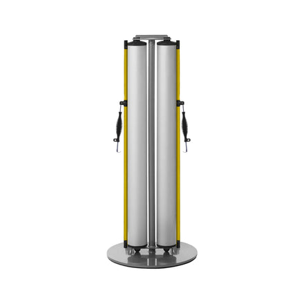 Plain Dual Mobile Stanchion