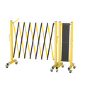 Metal Expandable Barricade, 16 Ft. and 11 Ft - Trafford Industrial