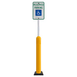 78" Flex Sign Post with Fixed Base