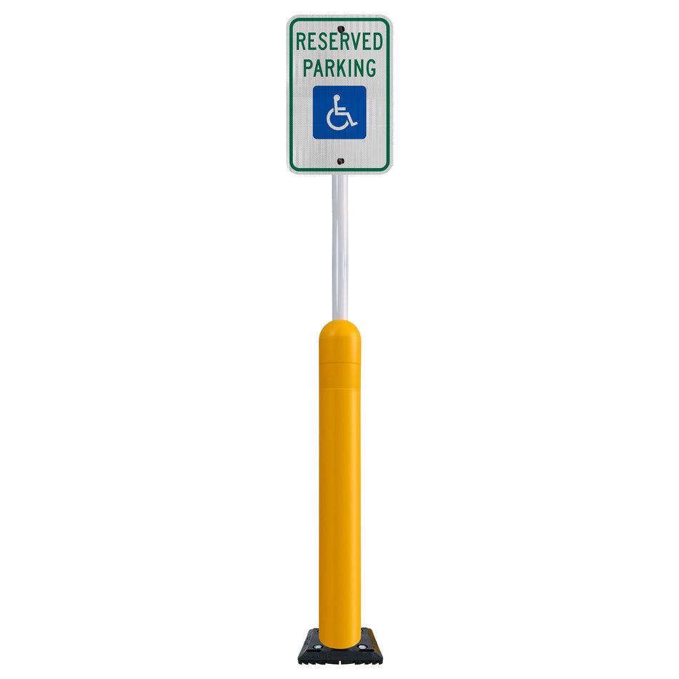 78" Flex Sign Post with Fixed Base