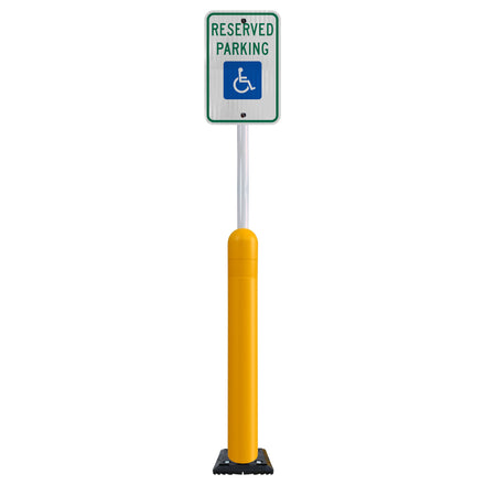 78" Flex Sign Post with Fixed Base