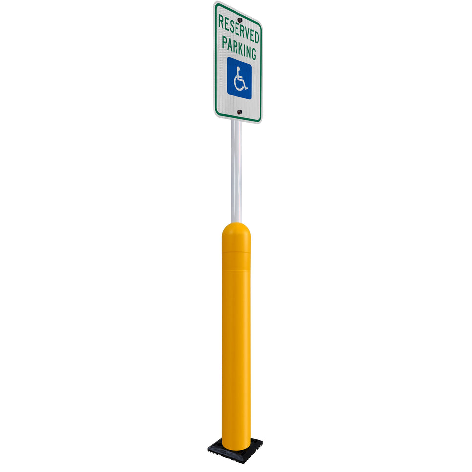 78" Flex Sign Post with Fixed Base