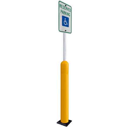 78" Flex Sign Post with Fixed Base