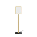 FSX200 Floor Standing Sign Frame, Low profile Base, 11 inches by 14 inches Sign Frame - Montour Line FSLine