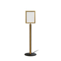 FSX200 Floor Standing Sign Frame, Low profile Base, 11 inches by 14 inches Sign Frame - Montour Line FSLine